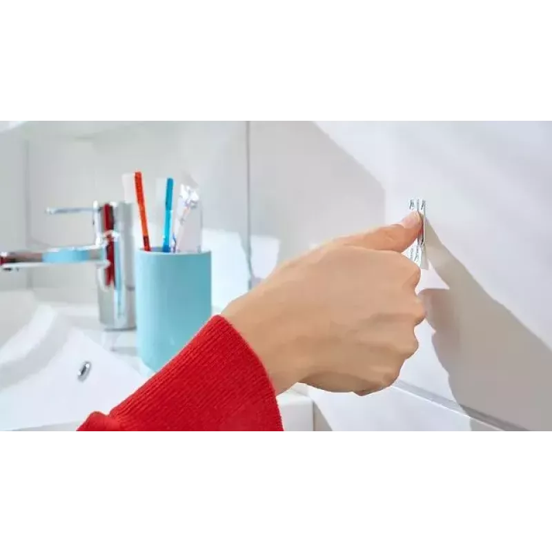 Haczyk na ręczniki TESA 57072-00000 Wewnętrzny Biały 3 szt.