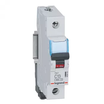Legrand TX3 wyłącznik nadprądowy Miniaturowy wyłącznik nadprądowy Typ C 1