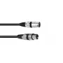 Kabel audio XLR 3-pin Omnitronic 3022047N 3 m Czarny
