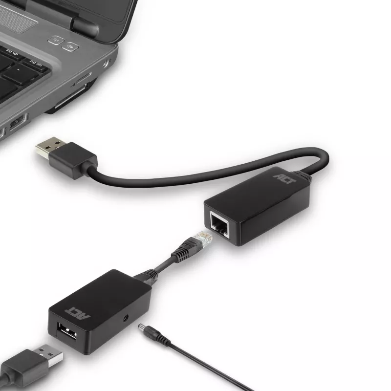 Zestaw przedłużacza USB ACT przez UTP, do 50 metrów