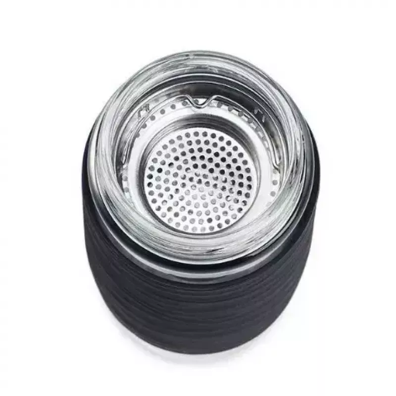 EMSA N20803 Kubek do herbaty, 420 ml, czarny, z wkładem sitkowym
