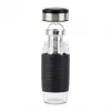 EMSA N20803 Kubek do herbaty, 420 ml, czarny, z wkładem sitkowym