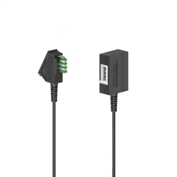 Hama 00201101 kabel telefoniczny 6 m czarny
