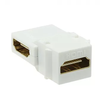 ACT Keystone coupler HDMI female-female kątowy