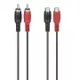 Hama 00305035 kabel audio 5 m 2 x RCA czarny