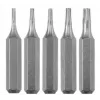 Zestaw bitów wkrętakowych KWB 128240 — 5 szt. bitów Torx T3 T4 T5 T6 T8, 28 mm