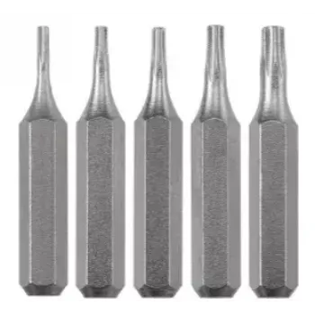 Zestaw bitów wkrętakowych KWB 128240 — 5 szt. bitów Torx T3 T4 T5 T6 T8, 28 mm