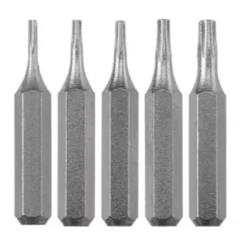 Zestaw bitów wkrętakowych KWB 128240 — 5 szt. bitów Torx T3 T4 T5 T6 T8, 28 mm