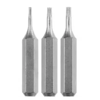 Zestaw końcówek wkrętakowych KWB 128840 — 3 szt., końcówki Torx (gwiazdkowe), długość 28 mm