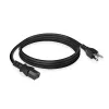 ACT Powercord USA plug - C13 czarny 1,8 m