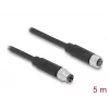 Kabel DeLOCK M8 3-pinowy z wtykiem i gniazdem, PUR TPU, 5 m
