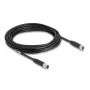 Kabel DeLOCK M8 3-pinowy z wtykiem i gniazdem, PUR TPU, 5 m