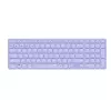 Klawiatura bezprzewodowa Rapoo E9700M QWERTZ Niemiecka Liliowa RF Bluetooth
