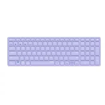Klawiatura bezprzewodowa Rapoo E9700M QWERTZ Niemiecka Liliowa RF Bluetooth