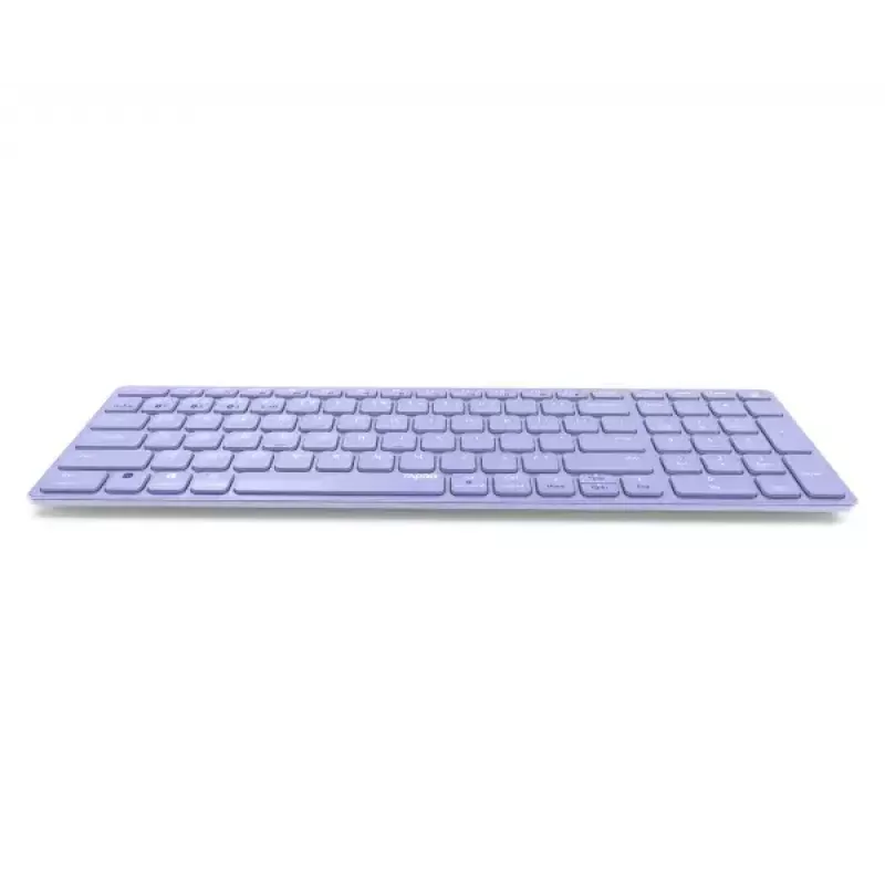 Klawiatura bezprzewodowa Rapoo E9700M QWERTZ Niemiecka Liliowa RF Bluetooth
