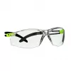 3M SF501SGAF-GRN-EU Okulary ochronne Poliwęglan (PC) Czarny, Zielony