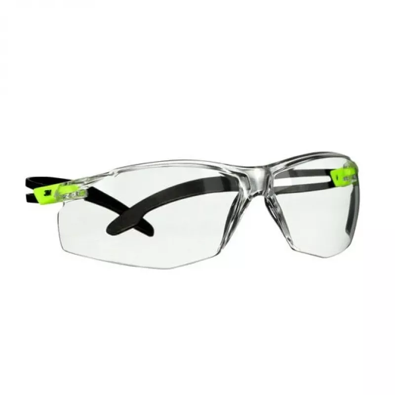 3M SF501SGAF-GRN-EU Okulary ochronne Poliwęglan (PC) Czarny, Zielony