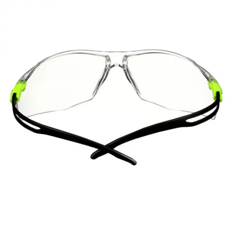 3M SF501SGAF-GRN-EU Okulary ochronne Poliwęglan (PC) Czarny, Zielony