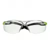 3M SF501SGAF-GRN-EU Okulary ochronne Poliwęglan (PC) Czarny, Zielony