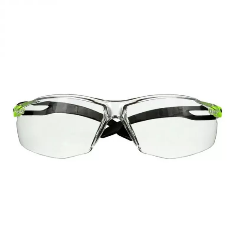3M SF501SGAF-GRN-EU Okulary ochronne Poliwęglan (PC) Czarny, Zielony