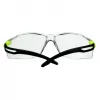 3M SF501SGAF-GRN-EU Okulary ochronne Poliwęglan (PC) Czarny, Zielony