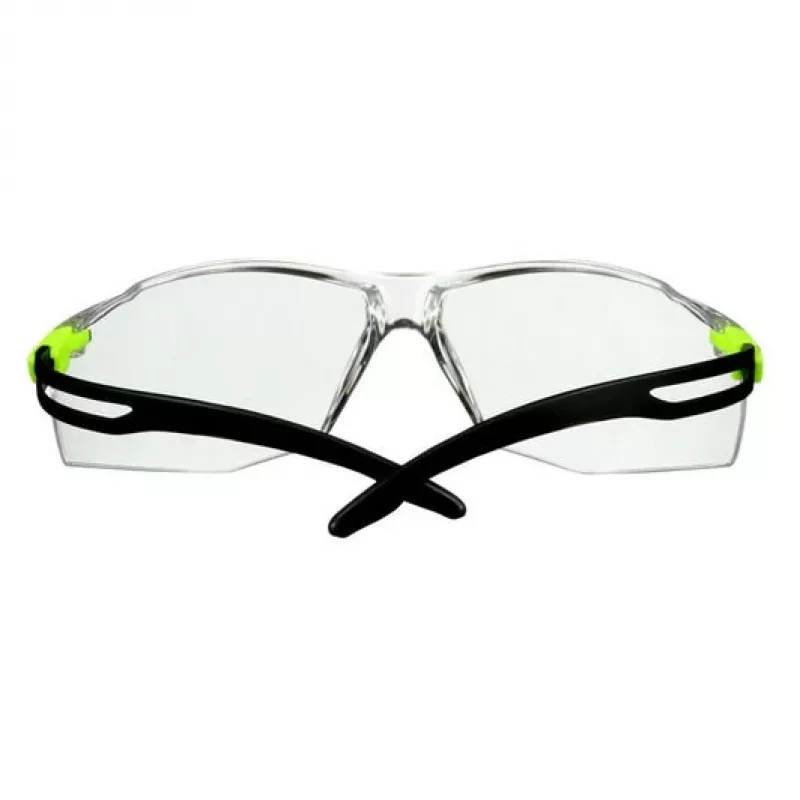 3M SF501SGAF-GRN-EU Okulary ochronne Poliwęglan (PC) Czarny, Zielony