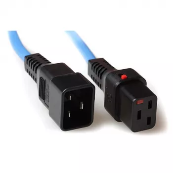 ACT Powercord C19 IEC Lock - C20 niebieski 1 m, PC1357
