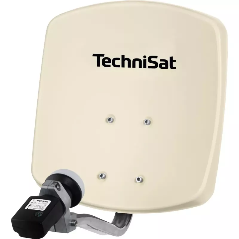 Antena satelitarna TECHNIVOLT DIGIDISH 33, beżowa, aluminium, zysk 30 dBi, 11.7–12.75 GHz / 10.7–11.7 GHz