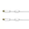 Hama 00205248 kabel koncentryczny 5 m koncentryczny biały