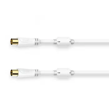Hama 00205248 kabel koncentryczny 5 m koncentryczny biały
