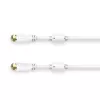 Hama 00205253 kabel koncentryczny 5 m F biały