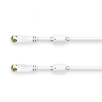 Hama 00205253 kabel koncentryczny 5 m F biały