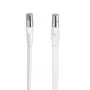 Hama 00205227 kabel koncentryczny 0,2 m F Biały
