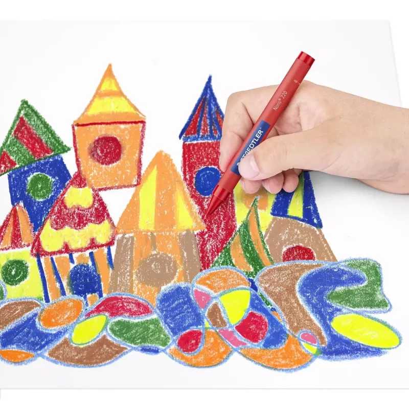 Kredki woskowe Staedtler 220 08 C24 różne kolory 24 szt.