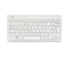 Ergonomiczna klawiatura R-Go Tools R-Go Compact Break, kompaktowa klawiatura z oprogramowaniem przypominającym o przerwach, QWERTY (UK), Bluetooth, biała