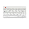 Ergonomiczna klawiatura R-Go Tools R-Go Compact Break, kompaktowa klawiatura z oprogramowaniem przypominającym o przerwach, QWERTY (UK), Bluetooth, biała