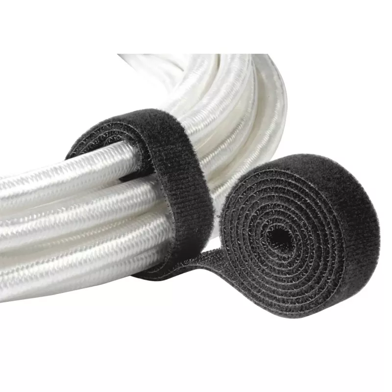 Hama 00221007 opaska kablowa Opaska kablowa na rzep Nylon Czarny 1 szt.