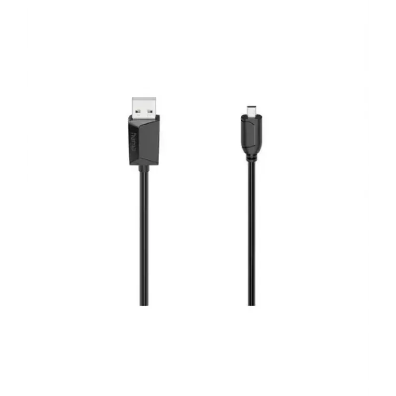 Kabel USB Hama 00074261 1.5m Mini-USB B USB A USB 2.0 Czarny
