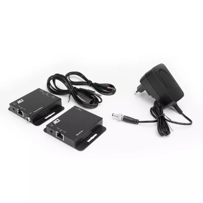 Zestaw przedłużacza ACT 4K HDMI 1.4 przez CAT6 UTP z obsługą IR, 40 metrów