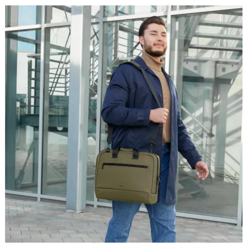 Hama Ultra Lightweight 41,1 cm (16,2 cala) Toploader bag Czarny, Oliwkowy
