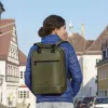 Hama 00222054 plecak Rucksack Czarny, Oliwkowy Poliester z recyklingu