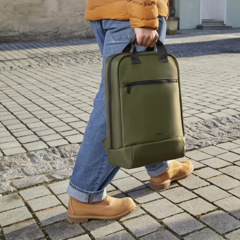 Hama 00222054 plecak Rucksack Czarny, Oliwkowy Poliester z recyklingu