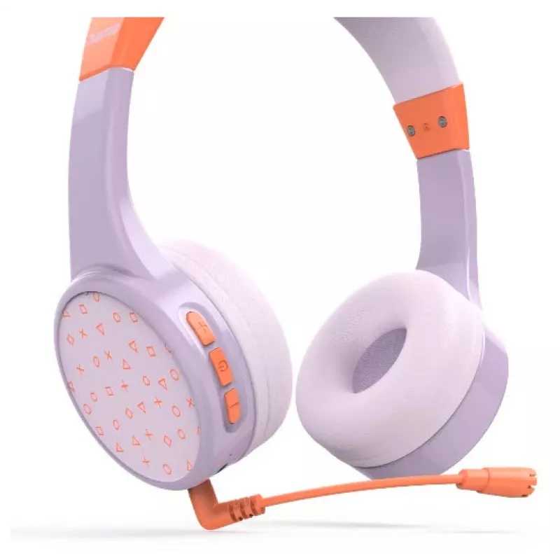Hama Teens Guard II Zestaw słuchawkowy Bezprzewodowy Nagłowny Rozmowy/Muzyka USB Type-C Bluetooth Pomarańczowy, Fioletowy