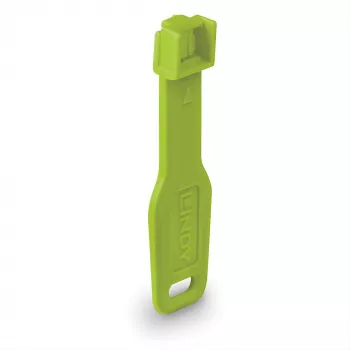 Lindy RJ45 Port Locks zielony, 10x + 1 Key, Blokada portu + klucz, RJ-45, Zielony, Akrylonitryl-butadien-styren (ABS), 10 szt., Torebka polietylenowa