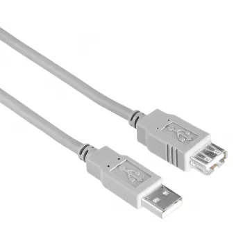 Kabel USB Hama 00200905 USB 2.0 1,5 m USB A Szary