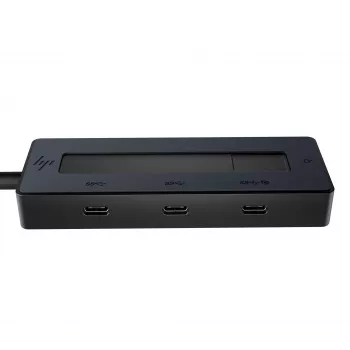 HP 4K USB-C Multiport Hub, USB Type-C, USB Type-C, 10000 Mbit/s, 3840 x 2160, czarny, 65 W