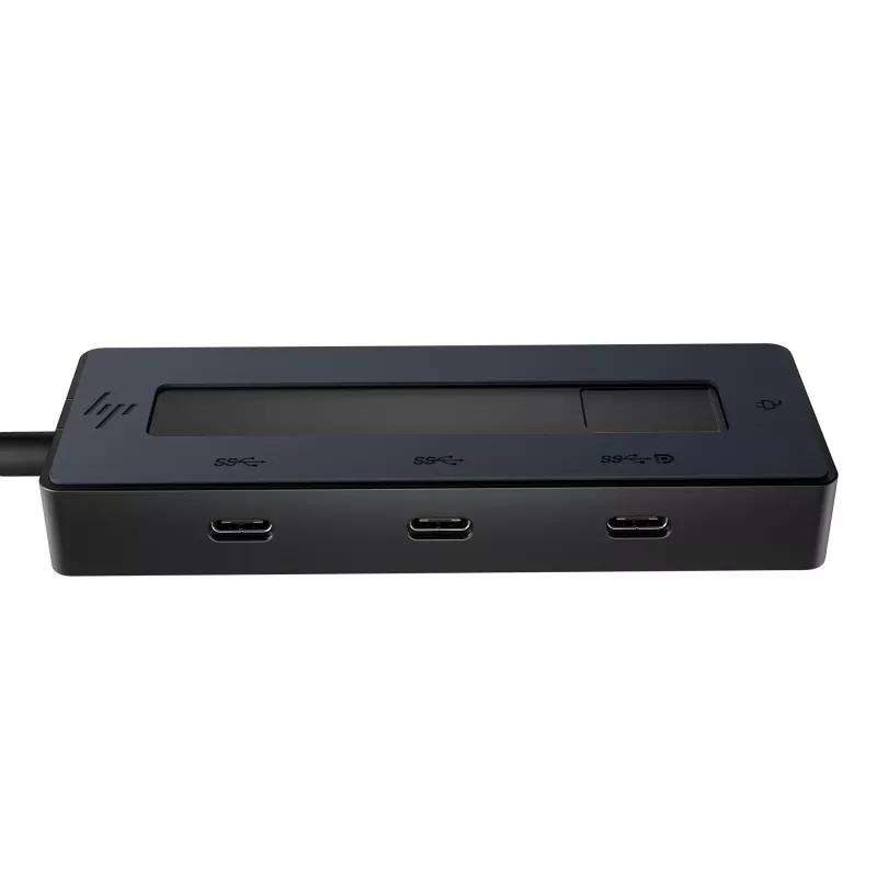 HP 4K USB-C Multiport Hub, USB Type-C, USB Type-C, 10000 Mbit/s, 3840 x 2160, czarny, 65 W