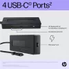HP 4K USB-C Multiport Hub, USB Type-C, USB Type-C, 10000 Mbit/s, 3840 x 2160, czarny, 65 W