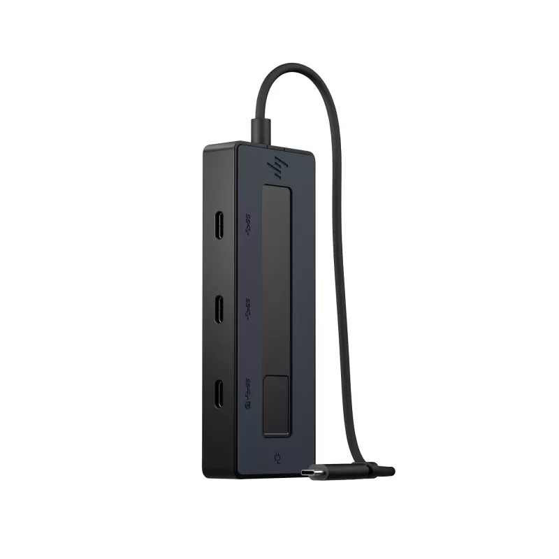 HP 4K USB-C Multiport Hub, USB Type-C, USB Type-C, 10000 Mbit/s, 3840 x 2160, czarny, 65 W