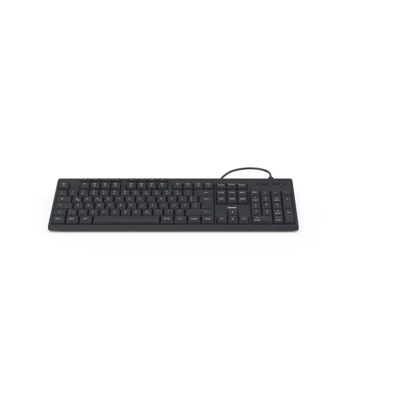 Hama CK-200 klawiatura Dom/Biuro USB QWERTZ niemiecka Czarna